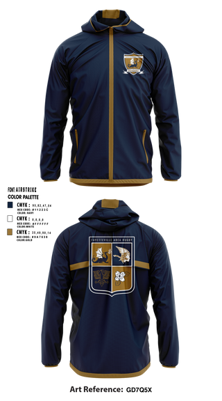 Fayetteville Area Rugby Windbreaker - 1