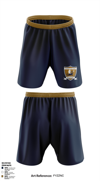 Fayetteville Area Rugby Athletic Shorts With Pockets - 1