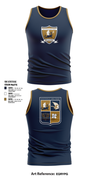 Fayetteville Area Rugby Tank Top - 1