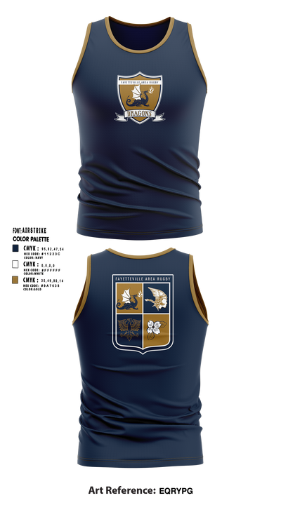 Fayetteville Area Rugby Tank Top - 1