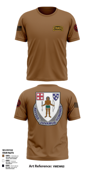 Chaos Company, 1-182 Infantry 69873429 Short Sleeve Performance Shirt - 1