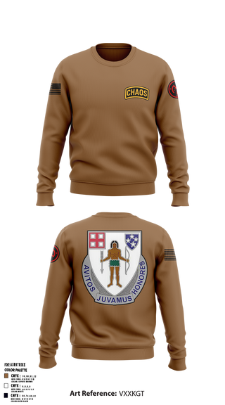 Chaos Company, 1-182 Infantry 69873429 Crew Neck Sweatshirt - 1