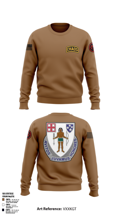 Chaos Company, 1-182 Infantry 69873429 Crew Neck Sweatshirt - 1