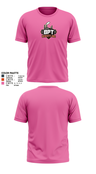 BPT Wrestling 50112893 Short Sleeve Performance Shirt - 6