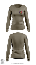 OCS Class 71 37095102 Women's Long Sleeve V-neck Shirt - 1