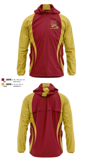 De Anza High School 76692398 Windbreaker - 1