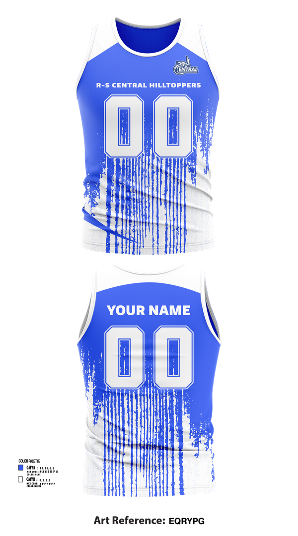 Tank Top, R-S Central Hilltoppers Volleyball, Women's Volleyball, Teamtime, Team time, sublimation, custom sports apparel, team uniforms, spirit wear, spiritwear, sports uniforms, custom shirts, team store, custom team store, fundraiser sports, apparel fundraiser