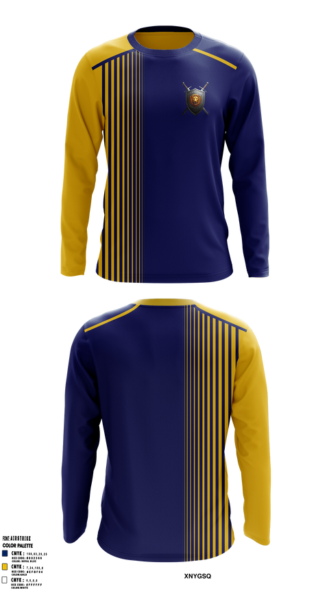 Champion Christian Academy 78038822 Long Sleeve Performance Shirt 1