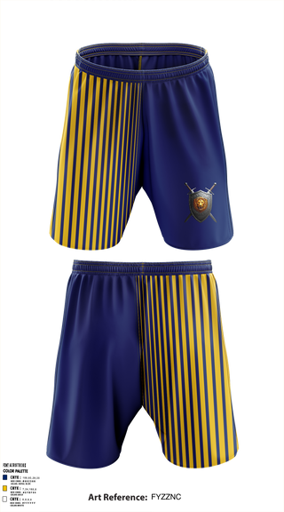 Champion Christian Academy 78038822 Athletic Shorts With Pockets - 1