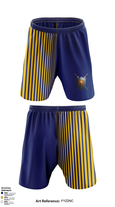 Champion Christian Academy 78038822 Athletic Shorts With Pockets - 1