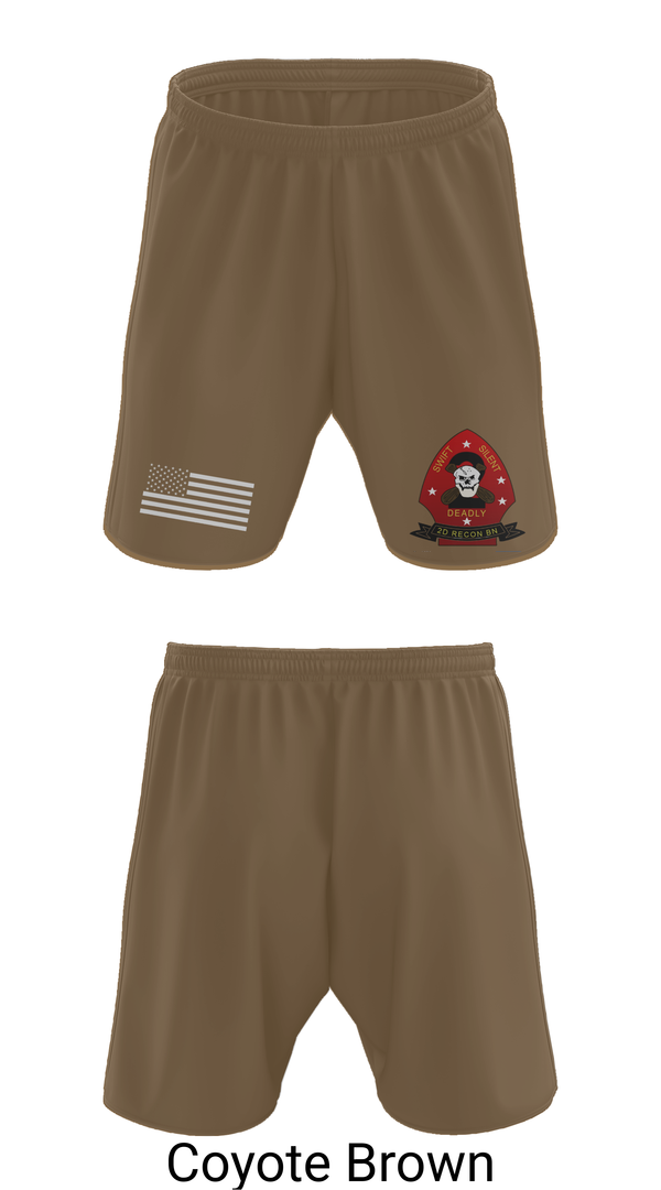Athletic Shorts With Pockets, 2nd Recon Battalion, , Teamtime, Team time, sublimation, custom sports apparel, team uniforms, spirit wear, spiritwear, sports uniforms, custom shirts, team store, custom team store, fundraiser sports, apparel fundraiser