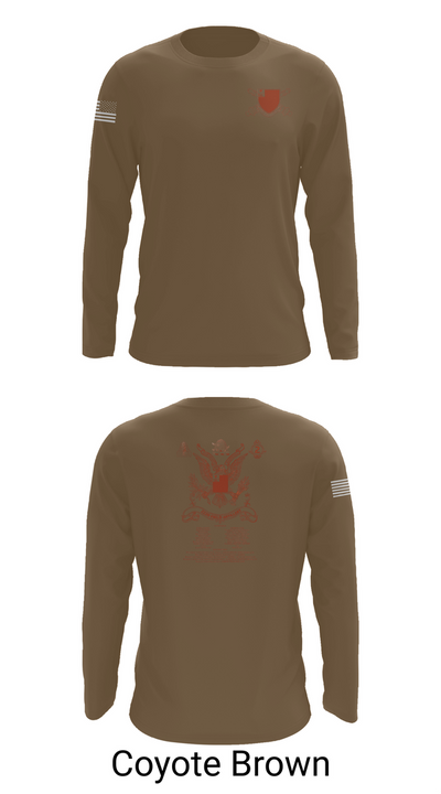 2nd Battalion 222nd Field Artillery 79682132 Long Sleeve Performance Shirt 6