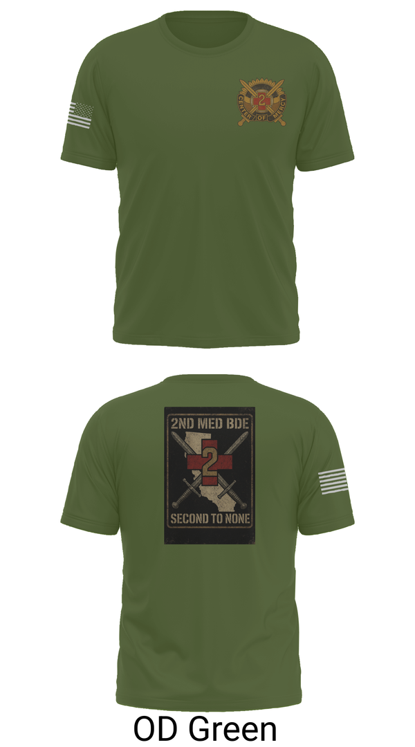 Old School Cotton Feel Shirt, 2nd Medical Brigade, , Teamtime, Team time, sublimation, custom sports apparel, team uniforms, spirit wear, spiritwear, sports uniforms, custom shirts, team store, custom team store, fundraiser sports, apparel fundraiser