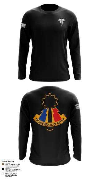 Long Sleeve Performance Shirt, 194th AR BDE HRT Medics, Army, Teamtime, Team time, sublimation, custom sports apparel, team uniforms, spirit wear, spiritwear, sports uniforms, custom shirts, team store, custom team store, fundraiser sports, apparel fundraiser