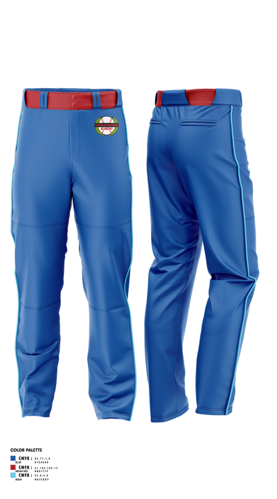 Dominican baseball Academy 36003266 Baseball Pants - 1