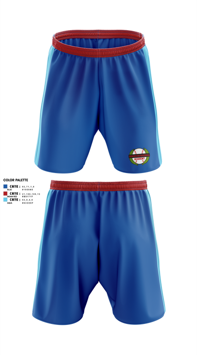 Dominican baseball Academy 36003266 Athletic Shorts With Pockets - 1 (1)