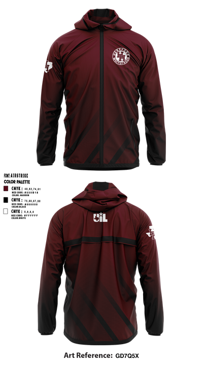 Hereford Whitefaces 43797089 Windbreaker - 5
