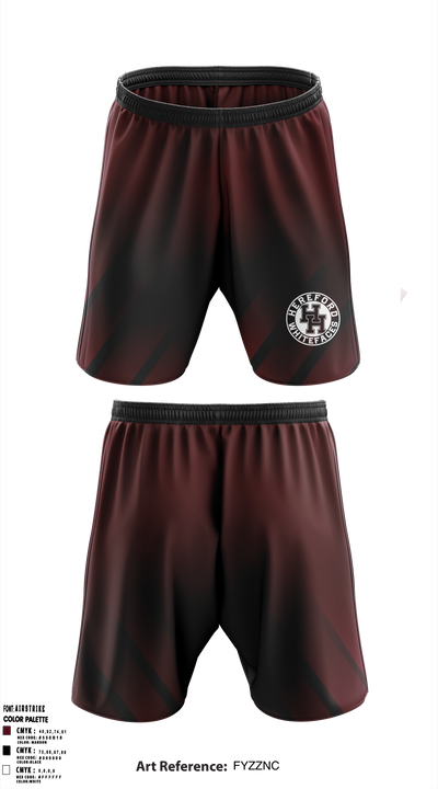 Hereford Whitefaces 43797089 Athletic Shorts With Pockets - 5