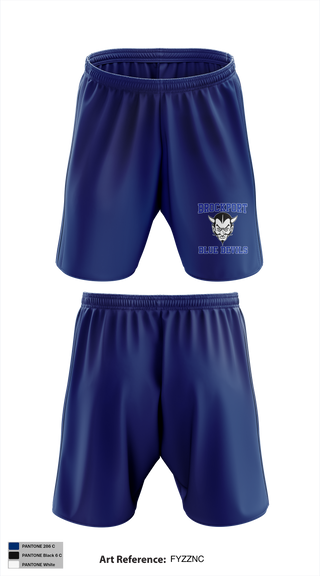 Brockport Blue Devils Swim & Dive 57976112 Athletic Shorts With Pockets - 1