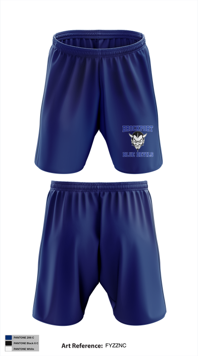 Brockport Blue Devils Swim & Dive 57976112 Athletic Shorts With Pockets - 1