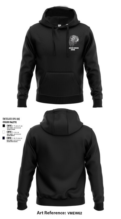 Wauseon Indians Diving 85671842 Hoodie - 5