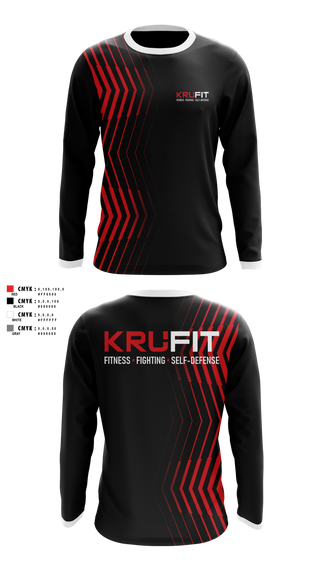 KruFit 44094837 Long Sleeve Rash Guard Shirt - 5
