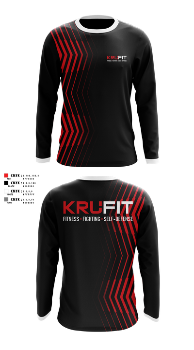 KruFit 44094837 Long Sleeve Rash Guard Shirt - 5