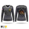 WCESD1 Women's Long Sleeve V-neck Shirt - 1