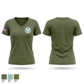 82nd Airborne Division Women's Short Sleeve V-neck Shirt - 1
