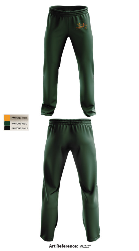 Porterville High School Wrestling 44351185 Sweatpants - 2