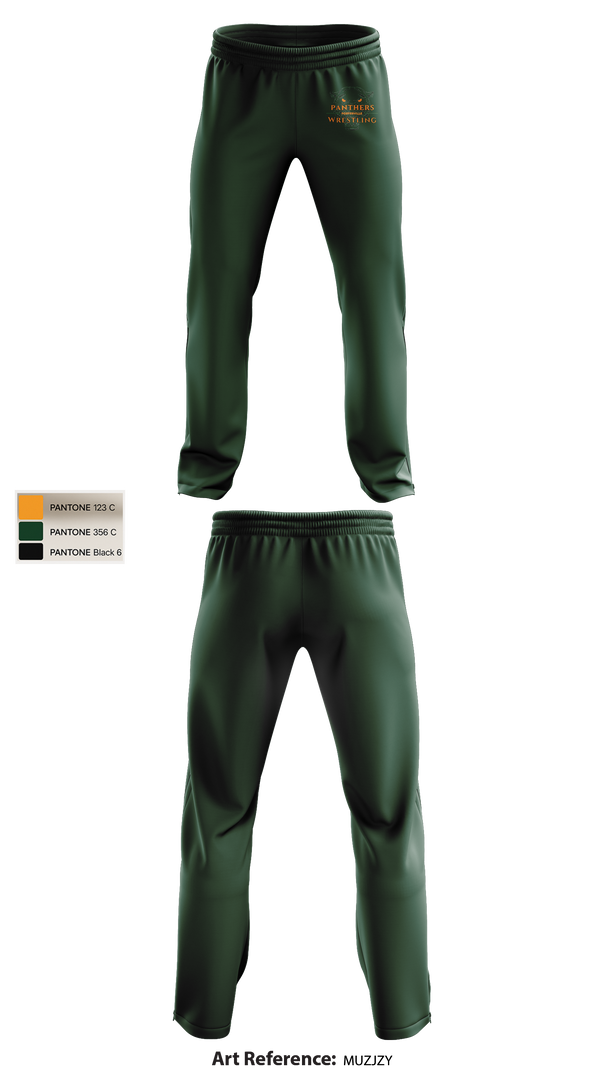 Porterville High School Wrestling 44351185 Sweatpants - 2