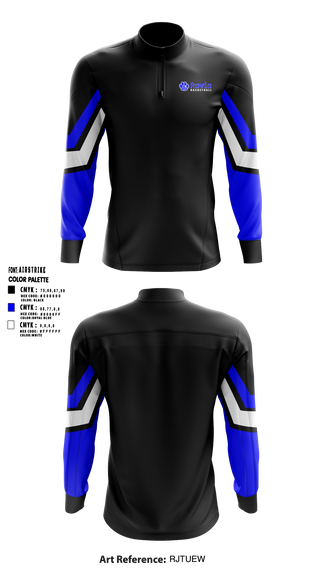 Ravia Middle School Basketball 26724454 Quarter Zip Jacket - 1
