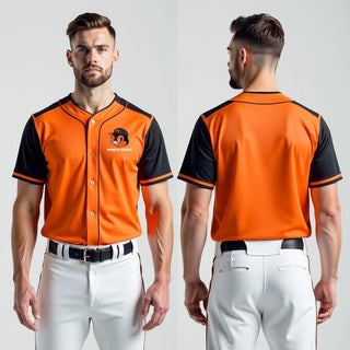 Morrice Orioles 34663402 Full Button Baseball Jersey - 22