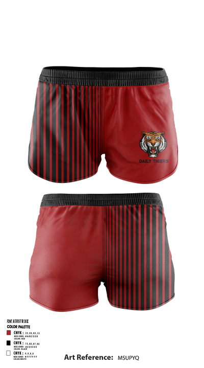 Daily Tigers 29154077 Women's Shorts - 1