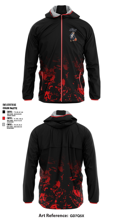 Retro Basketball Club Windbreaker - 1