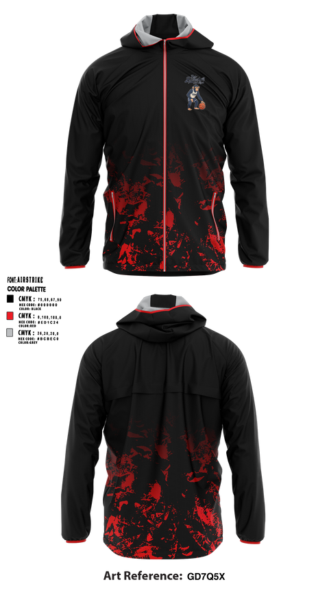 Retro Basketball Club Windbreaker - 1