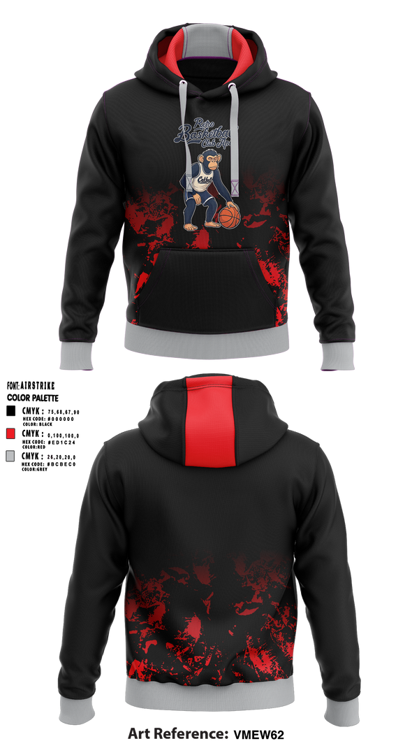 Retro Basketball Club Hoodie - 1