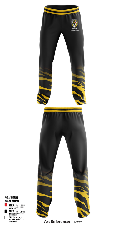 Ripley Middle School Basketball 22825718 Sweatpants - 1