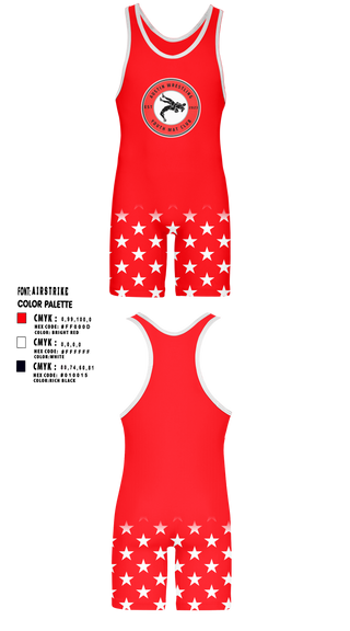 Austin Mat Club 44654120 Wrestling Singlet - 1