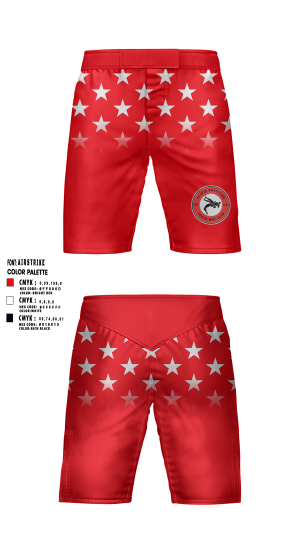 Austin Mat Club 44654120 Fight Shorts - 1