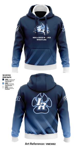 Indian River Wolves 97303805 Hoodie - 1