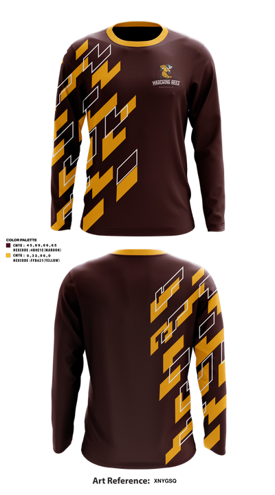 Brookville High School Band 14295202 Long Sleeve Performance Shirt 1