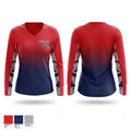 Illinois Buffaloes 94670551 Women's Long Sleeve V-neck Shirt - 1