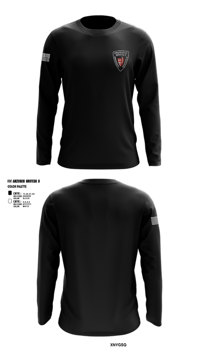 University Hospitals Protective Services 16435901 Long Sleeve Performance Shirt 3