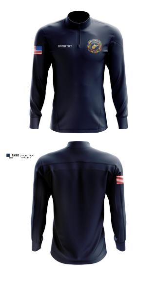 Quarter Zip Jacket, Bluewell Volunteer Fire Department, Fire Department, Teamtime, Team time, sublimation, custom sports apparel, team uniforms, spirit wear, spiritwear, sports uniforms, custom shirts, team store, custom team store, fundraiser sports, apparel fundraiser