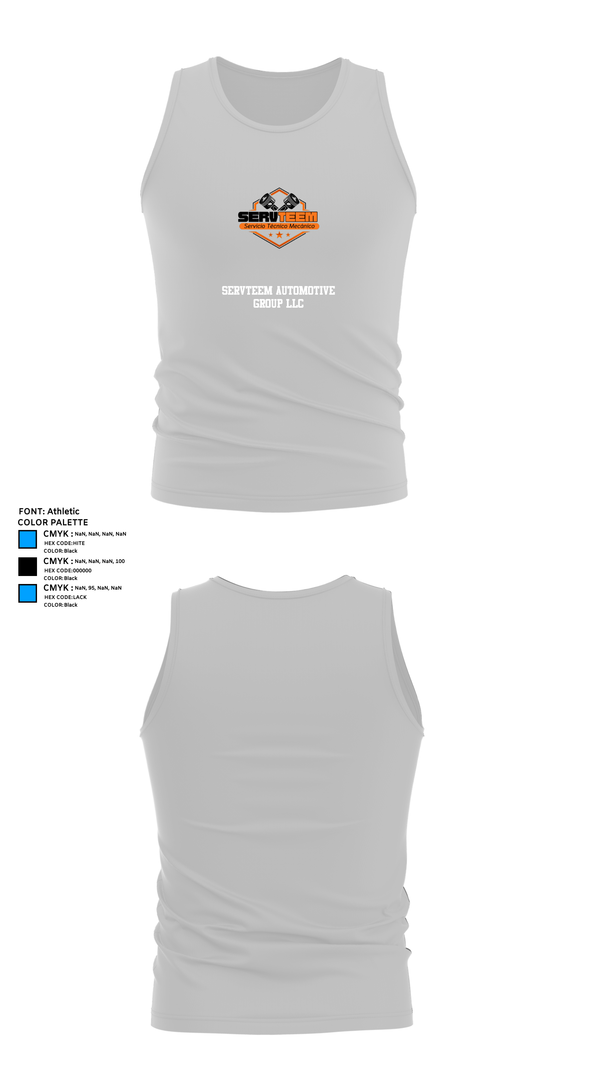 Tank Top, Servteem automotive group llc, , Teamtime, Team time, sublimation, custom sports apparel, team uniforms, spirit wear, spiritwear, sports uniforms, custom shirts, team store, custom team store, fundraiser sports, apparel fundraiser