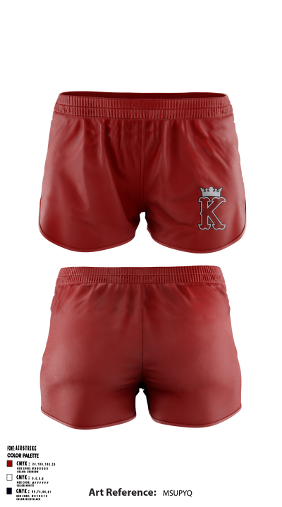 Kings Regiment Marching Band 35916061 Women's Shorts - 1