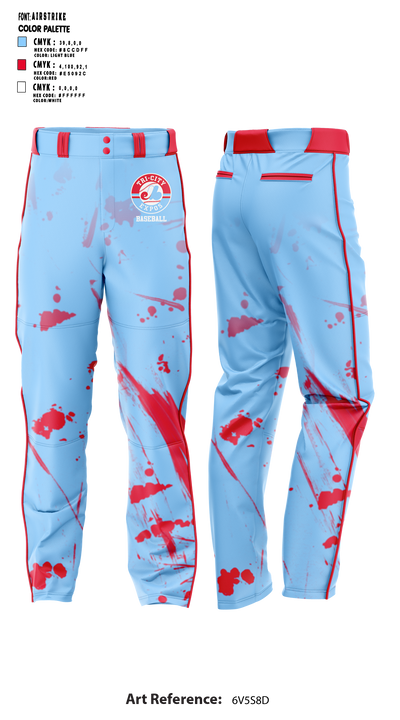 Tri-City Expos 35265208 Baseball Pants - 1