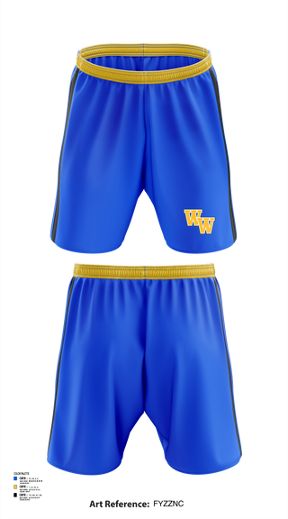 Washington-Wilkes Comprehensive High School Basketball 67951980 Athletic Shorts With Pockets - 41