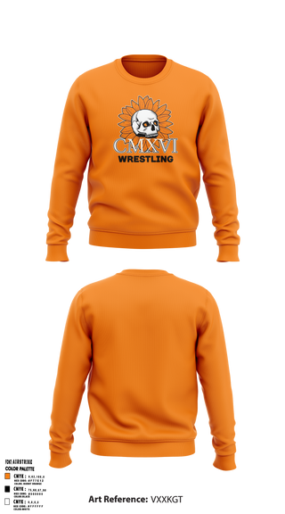 Nine 16 Wrestling Club 58954215 Crew Neck Sweatshirt - 1